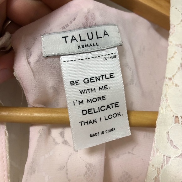 Aritzia Talula Betty Cream Lace Tank Top/ Blouse - Picture 6 of 8